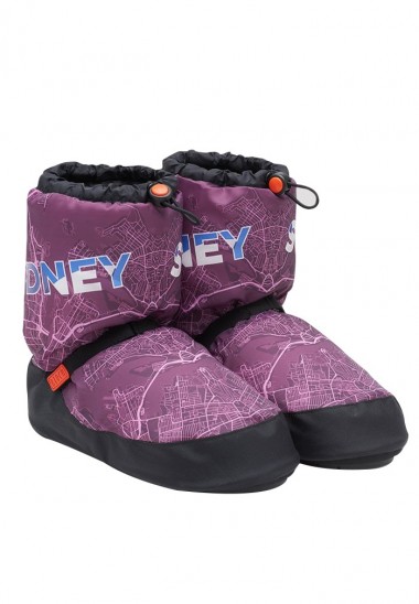New York City Map Multi-function Warm Up Booties