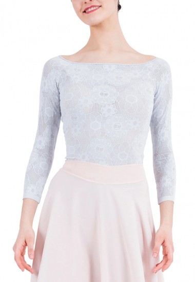 Saco Long sleeves top in lace