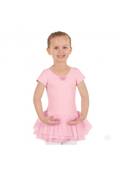 Cap Sleeve Skirted Leotard