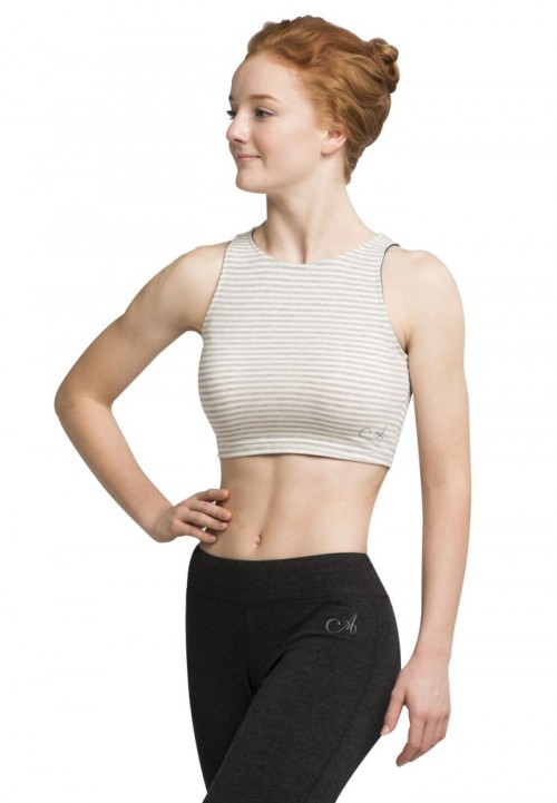 Sleeveless Crop Top in Jersey