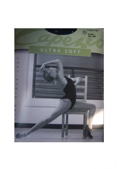 Capezio Ultra Soft Footed Tight with Crystal Rhinestones Black