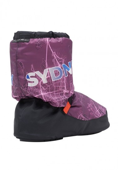 Botas New York City Map & Sydney Multi-function Warm Up Booties