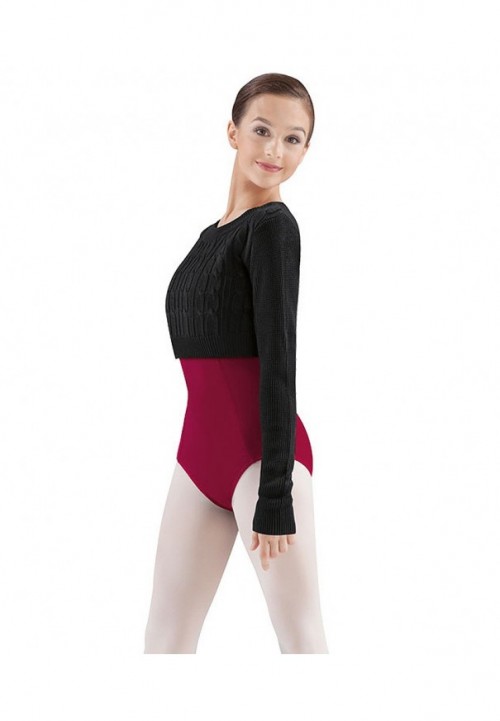 Saco Cable Knit Crop Top