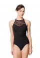 Trusa Mesh Halter Neck Leotard Gabi