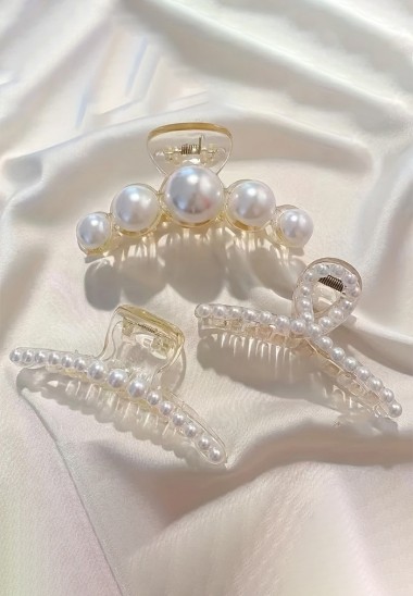 Pinzas para el Cabello Perlas