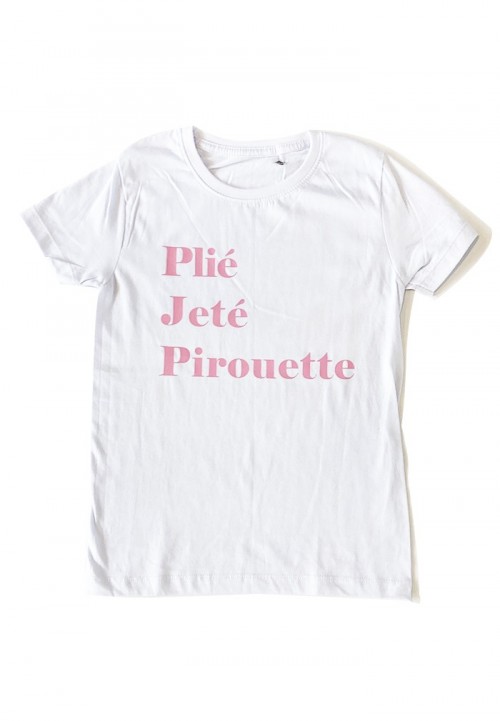 Camiseta Plie Jete Pirouette